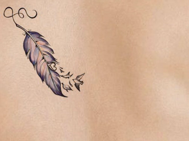 32 Small Feather Tattoo Ideas  Spiritustattoocom  Feather tattoos Small  feather tattoo Feather tattoo design